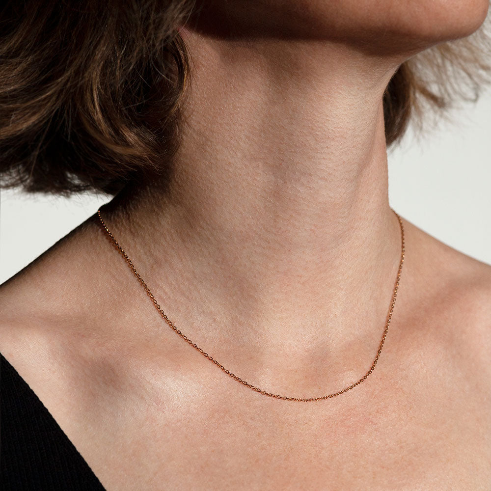 Foto von Fine stainless steel link chain • Mix & Match necklace