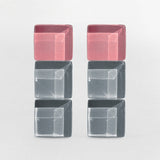 Geometrische Clips Ohrringe
