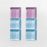 Geometrische Clips Ohrringe