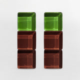 Geometrische Clips Ohrringe