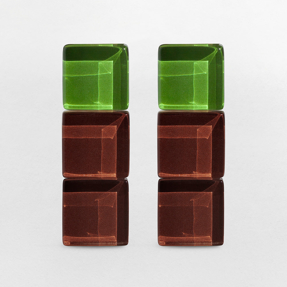 Foto von Geometrische Clips Ohrringe