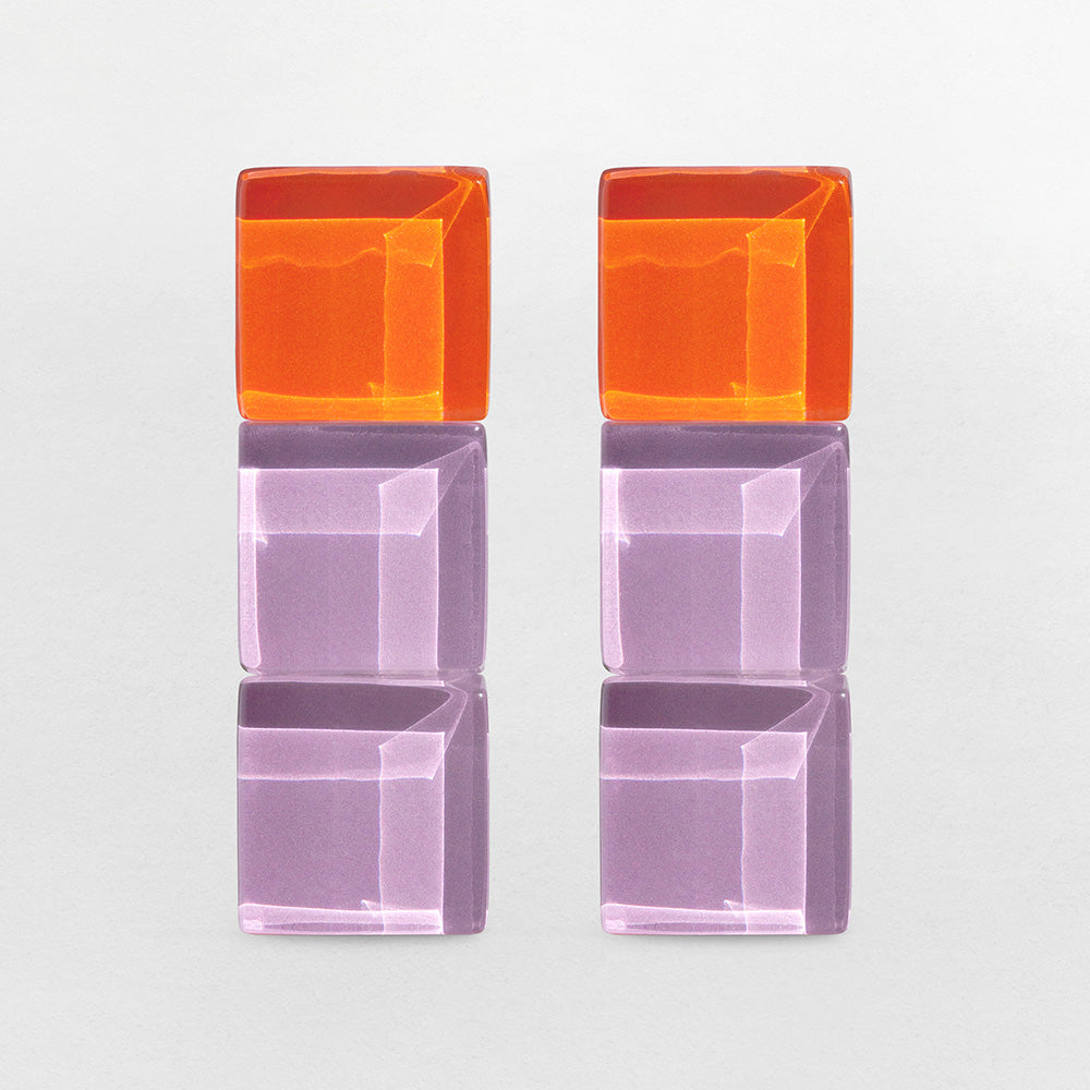 Foto von Geometrische Clips Ohrringe