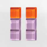 Geometrische Clips Ohrringe