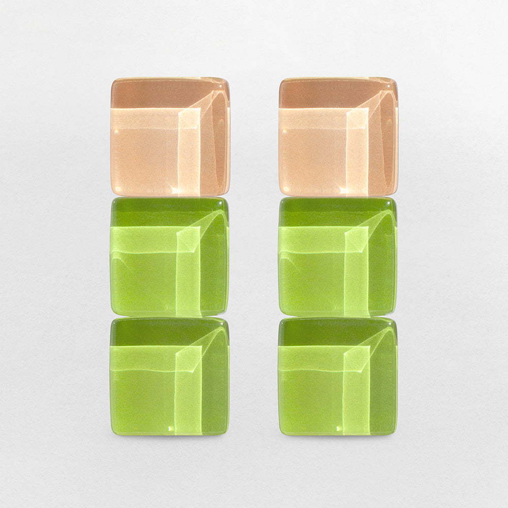 Foto von Geometrische Clips Ohrringe