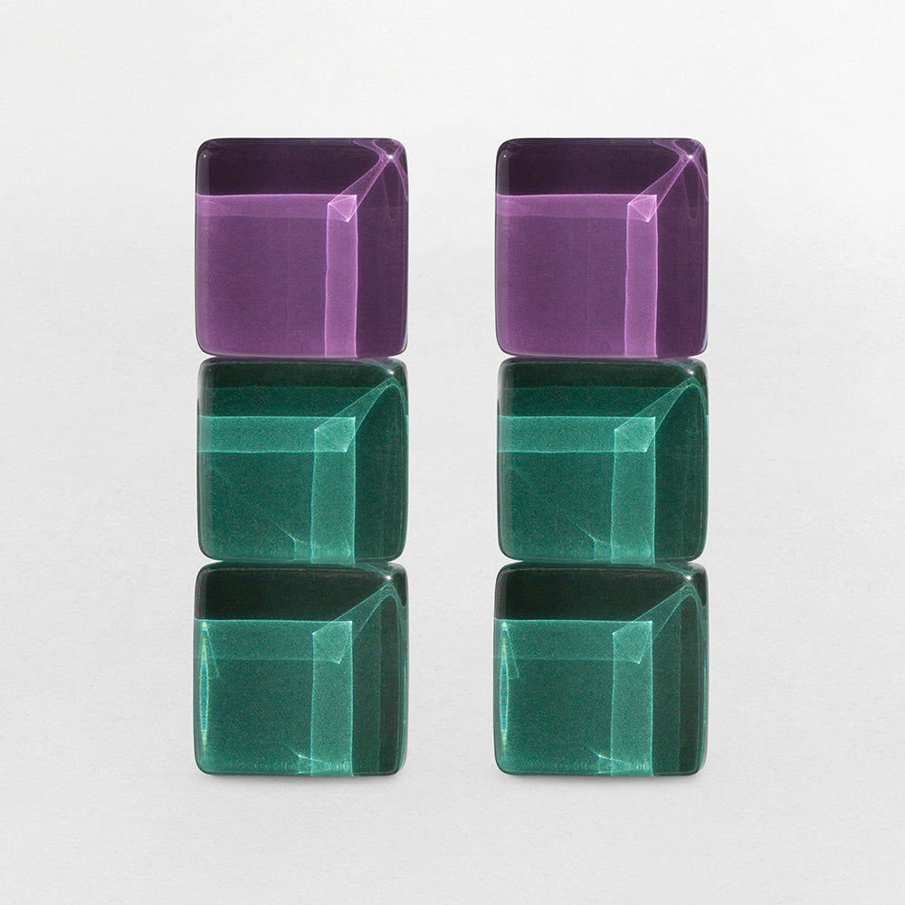 Foto von Geometrische Clips Ohrringe