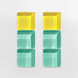 Geometrische Clips Ohrringe
