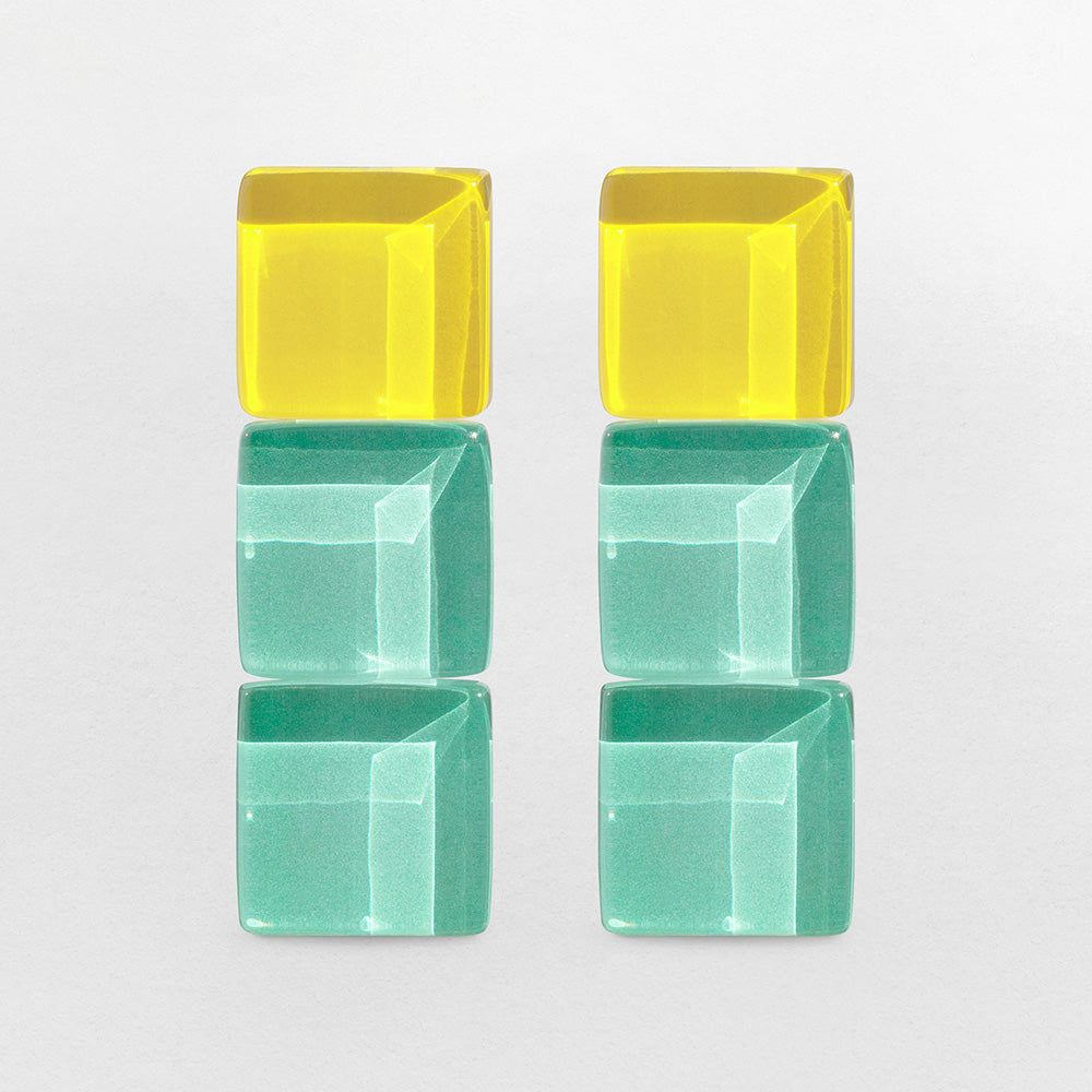Foto von Geometrische Clips Ohrringe