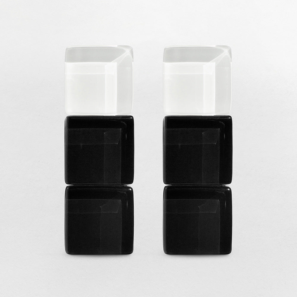 Foto von Geometrische Clips Ohrringe