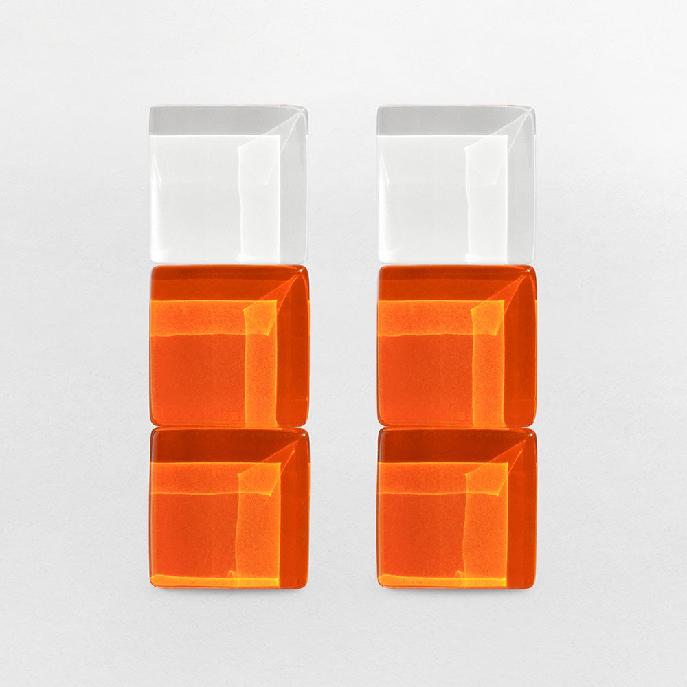 Foto von Geometrische Clips Ohrringe