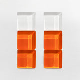 Geometrische Clips Ohrringe