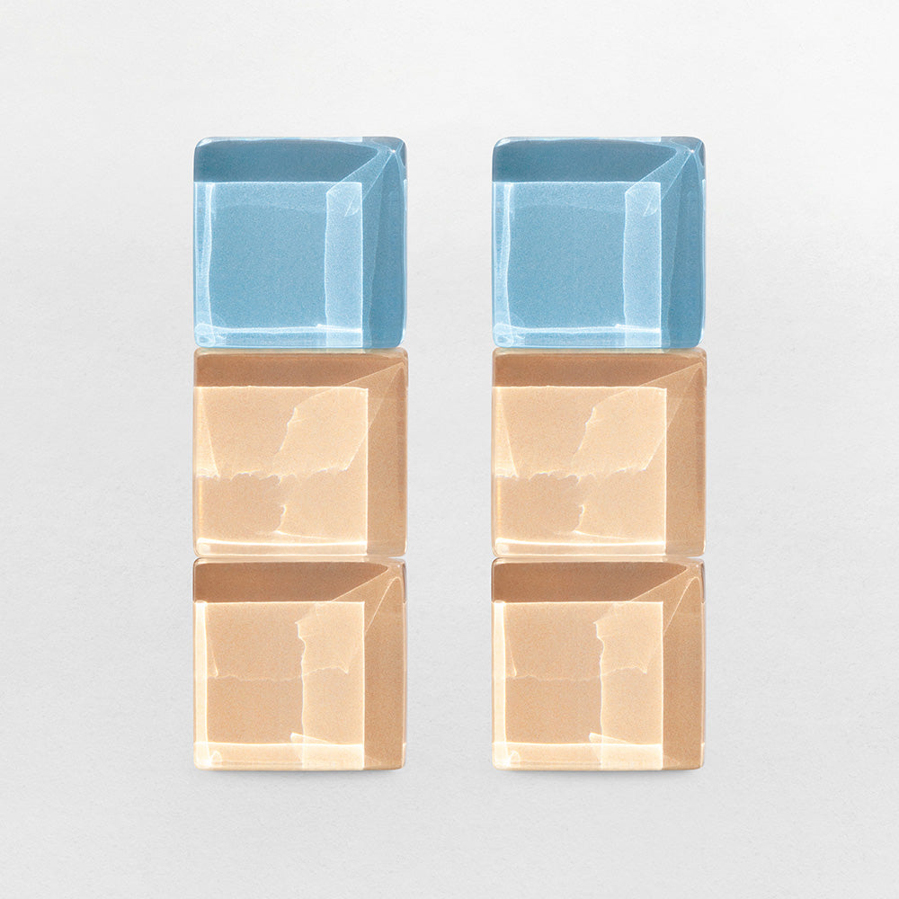 Foto von Geometrische Clips Ohrringe