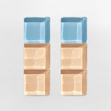 Geometrische Clips Ohrringe