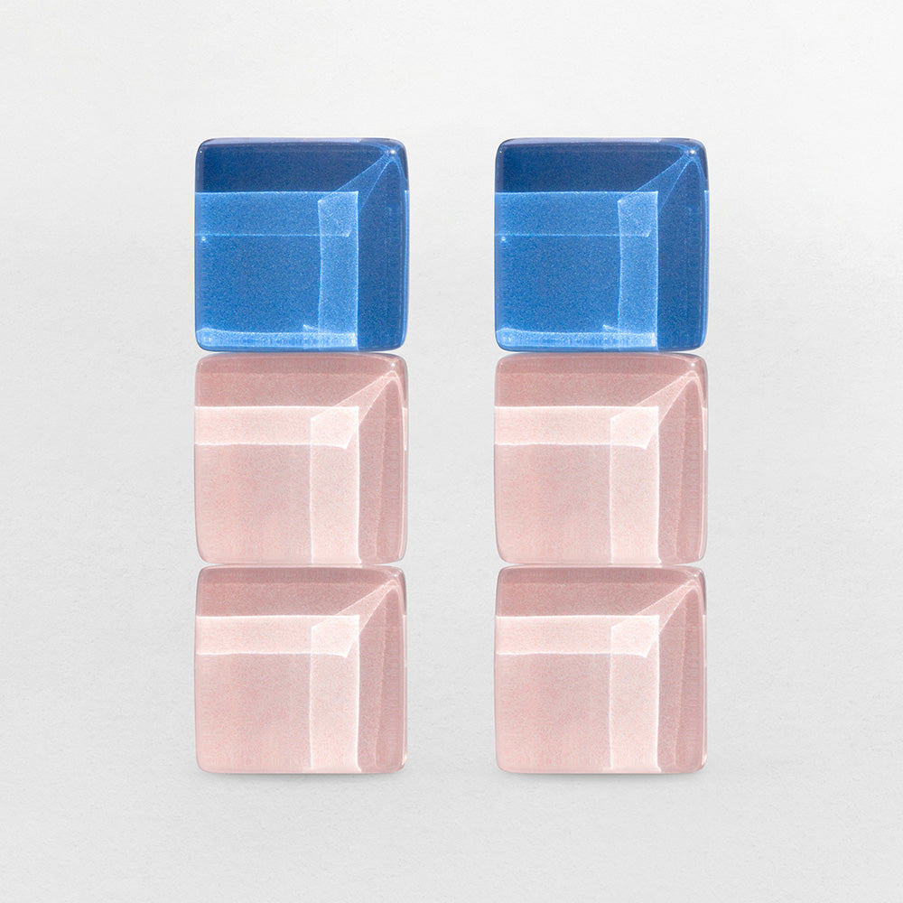 Foto von Geometrische Clips Ohrringe