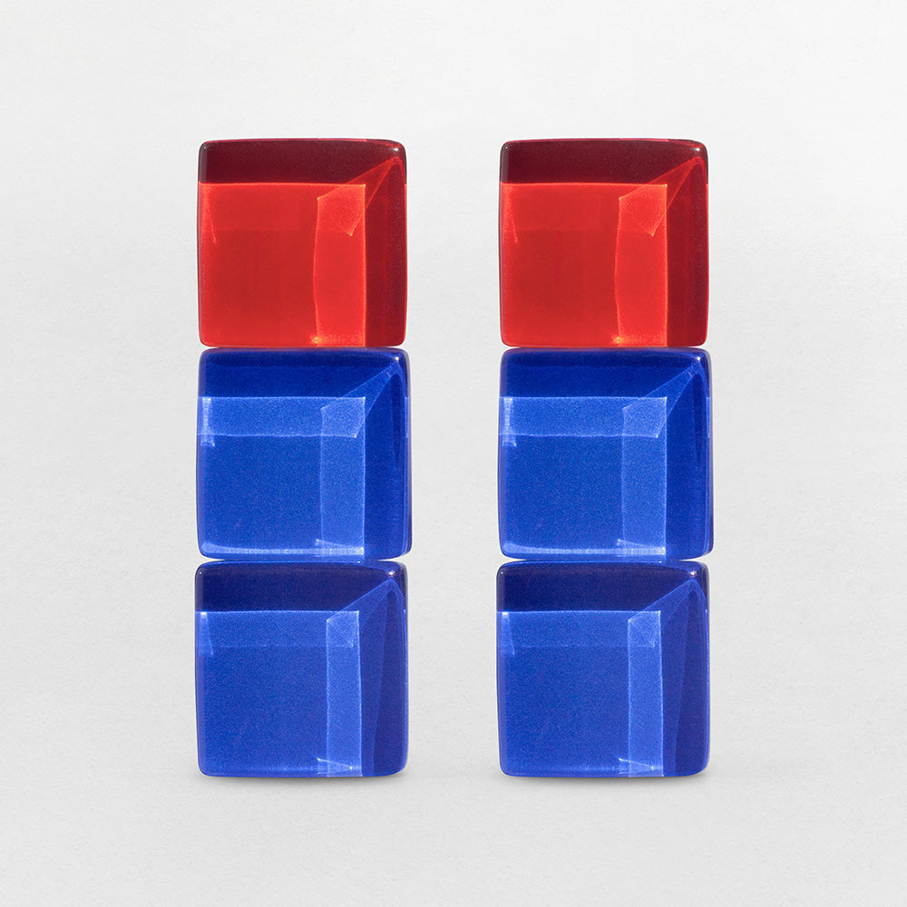 Foto von Geometrische Clips Ohrringe