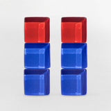 Geometrische Clips Ohrringe