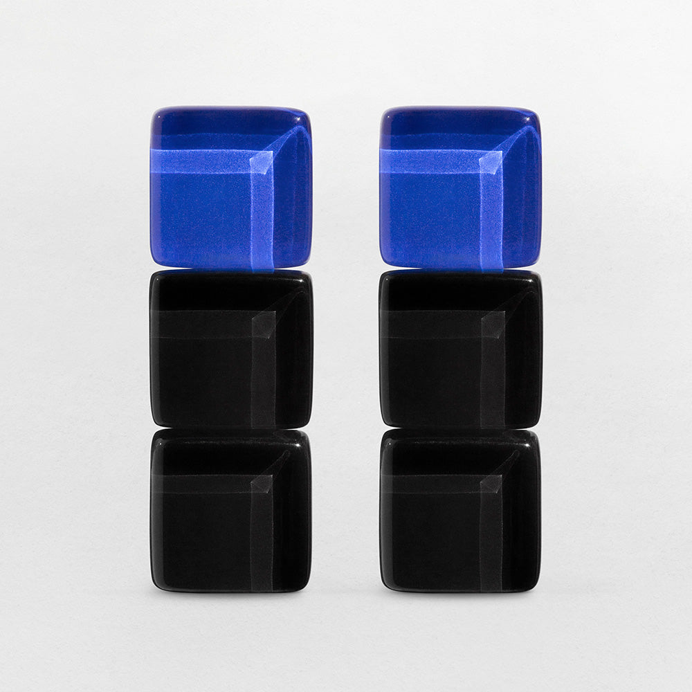 Foto von Geometrische Clips Ohrringe
