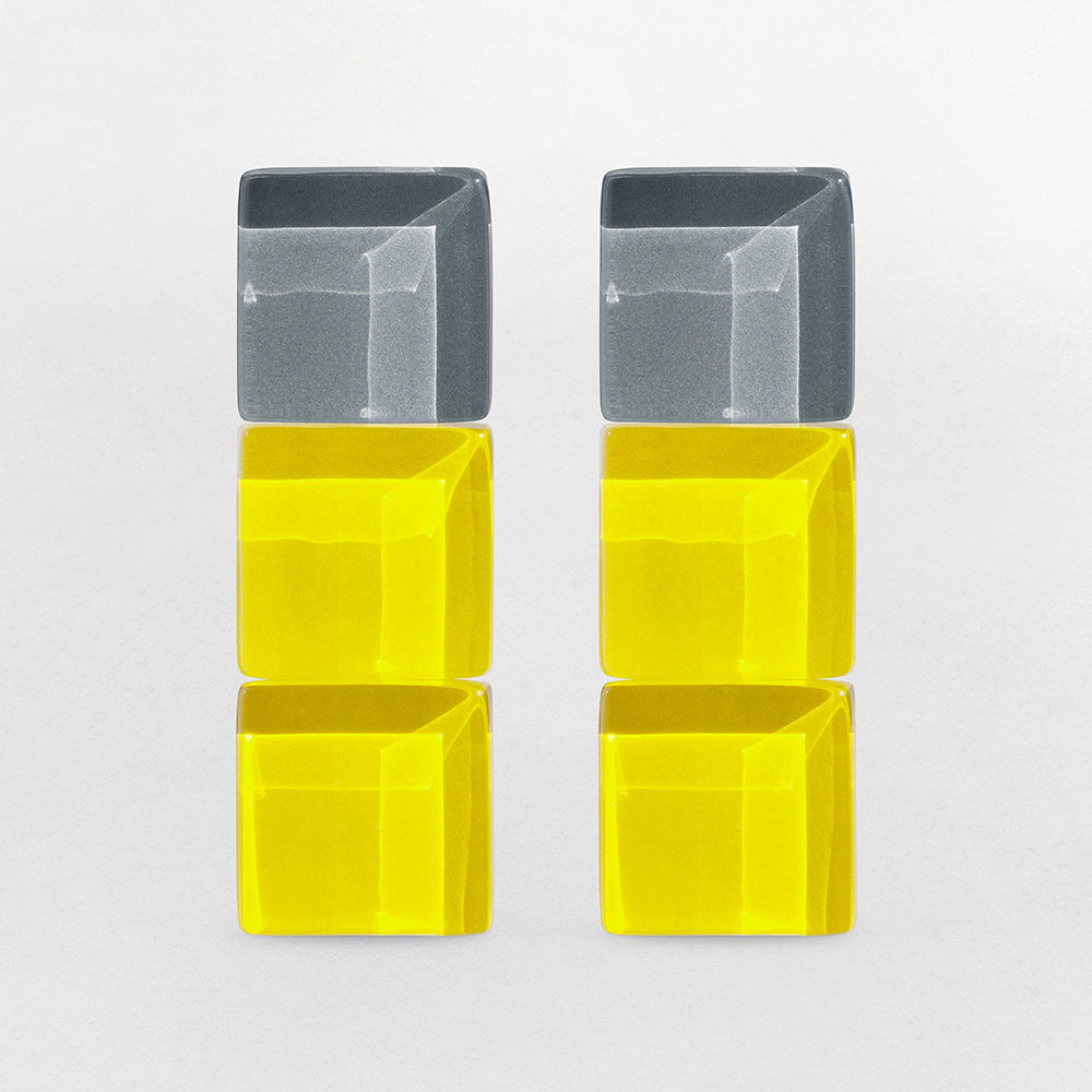 Foto von Geometrische Clips Ohrringe