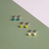 Foto von Geometrische Ohrringe 3er Set • 4mm