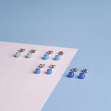 Foto von Geometrische Ohrringe 3er Set • 4mm