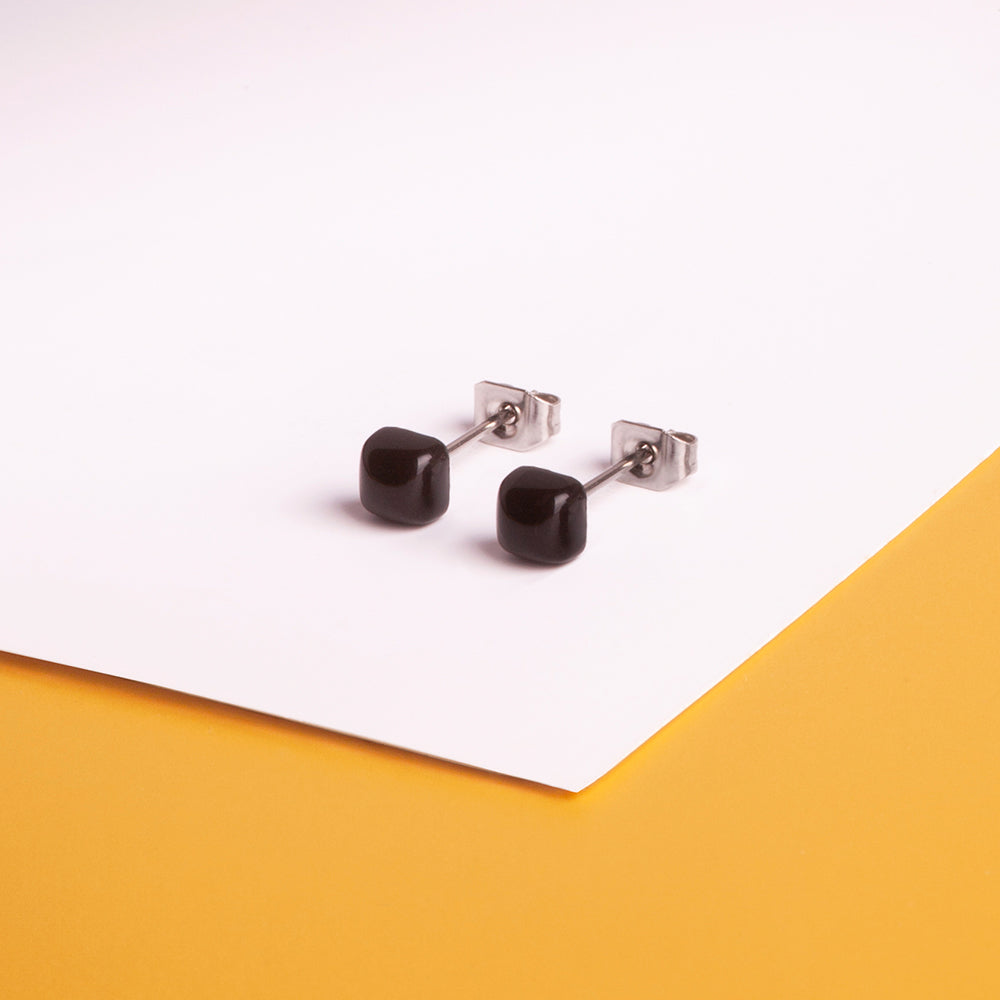 Foto von Geometrische Ohrringe 3er Set • 4mm Foto von Geometrische Ohrringe 3er Set • 4mm