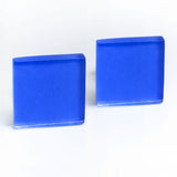 Foto von Statement Clip Ohrringe aus Glas • 20mm Foto von Statement Clip Ohrringe aus Glas • 20mm