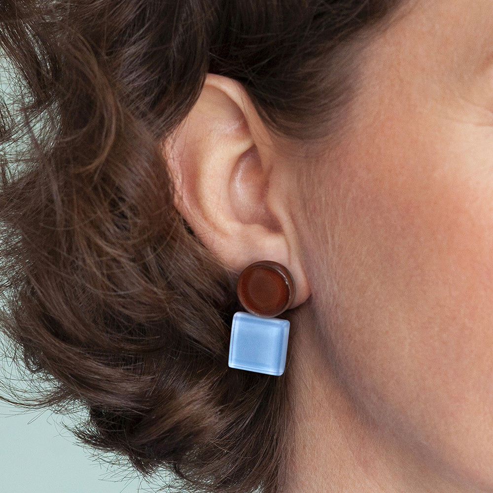Foto von Geometric Clip Earrings