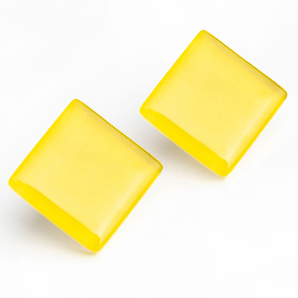 Foto von Statement glass earrings • 20mm