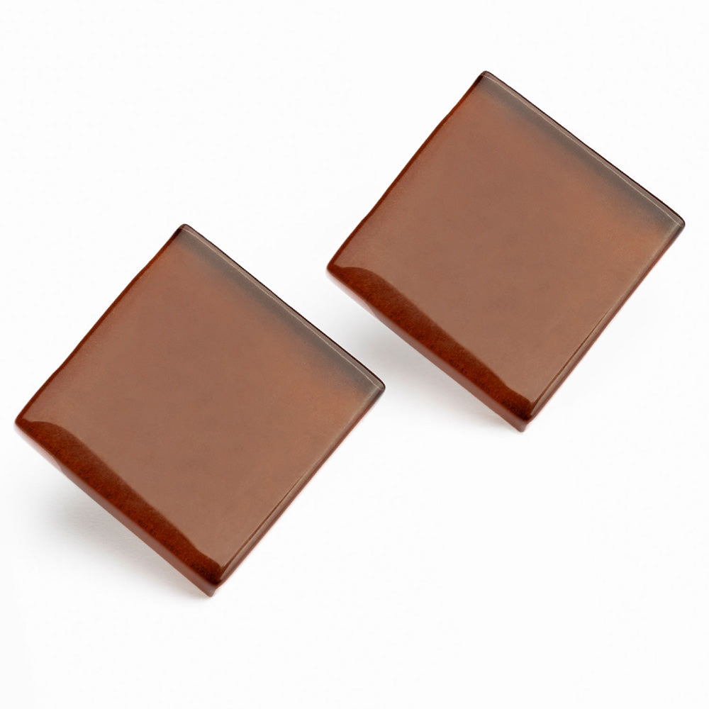 Foto von Statement glass earrings • 20mm