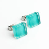 Kleine Ohrstecker aus Glas • 10mm Kleine Ohrstecker aus Glas • 10mm