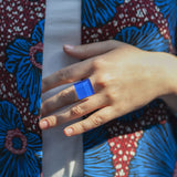 Foto von Statement Ring mit Stein 20mm • größenverstellbar Foto von Statement Ring mit Stein 20mm • größenverstellbar
