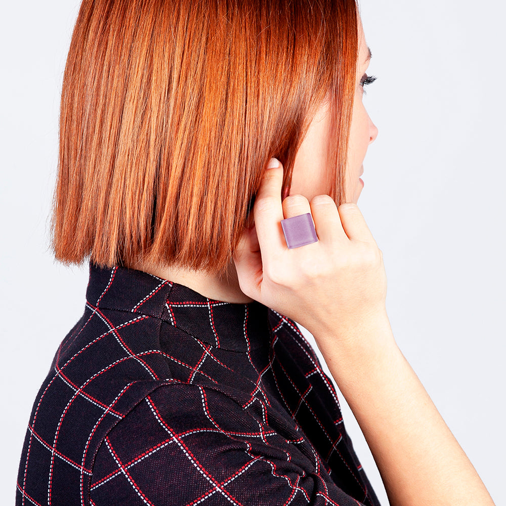 Foto von Statement ring with 20mm stone • adjustable size