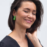 Foto von Geometrische Clip Ohrringe