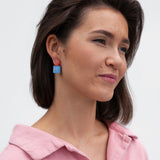 Foto von Geometrische Clip Ohrringe