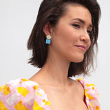 Foto von Geometrische Clip Ohrringe