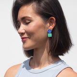 Foto von Geometrische Clip Ohrringe