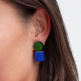 Foto von Geometrische Clip Ohrringe