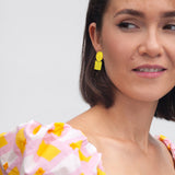 Foto von Geometrische Clip Ohrringe