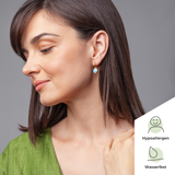 Foto von Hoop earrings with pendants • Mix & Match earrings • 12mm