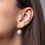 Foto von Hoop earrings with pendants • Mix & Match earrings • 12mm