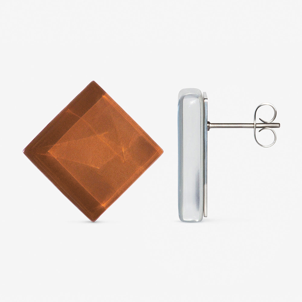 Foto von Statement Ohrringe aus Glas • 20mm