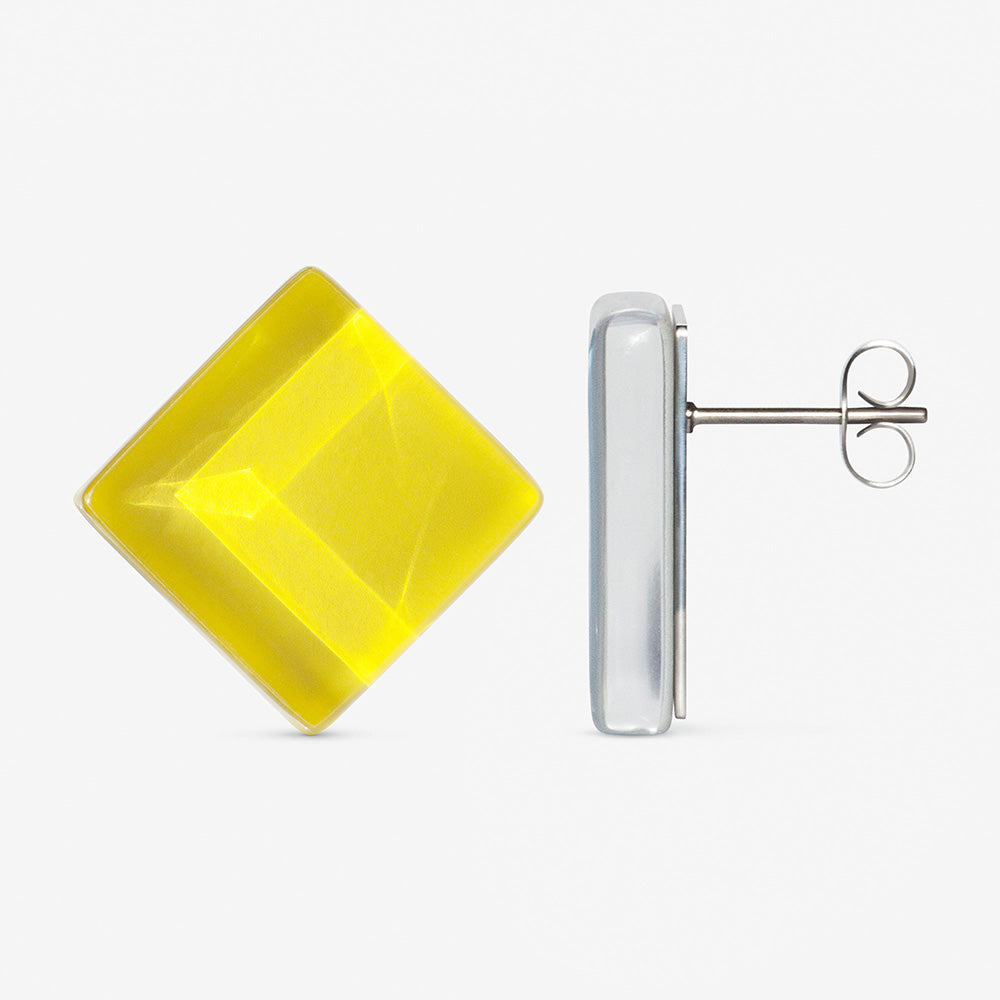 Foto von Statement Ohrringe aus Glas • 20mm