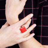 Foto von Statement Ring mit Stein 20mm • größenverstellbar Foto von Statement Ring mit Stein 20mm • größenverstellbar