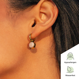 Foto von Hoop earrings with pendants • Mix & Match earrings • 12mm