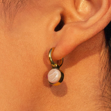 Foto von Hoop earrings with pendants • Mix & Match earrings • 12mm