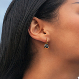 Foto von Hoop earrings with pendants • Mix & Match earrings • 12mm