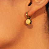 Foto von Hoop earrings with pendants • Mix & Match earrings • 12mm