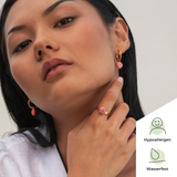 Foto von Hoop earrings with charms • Mix & Match earrings • 16mm