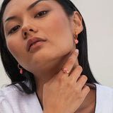 Foto von Hoop earrings with charms • Mix & Match earrings • 16mm