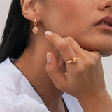 Foto von Hoop earrings with charms • Mix & Match earrings • 16mm