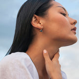 Foto von Hoop clip earrings with pendants • Mix & Match ear clips • 14mm